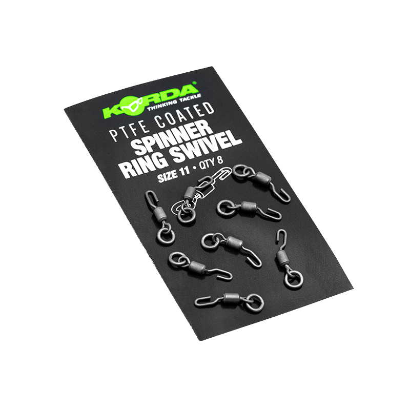 Korda PTFE Spinner Ring Swivels - Size 11
