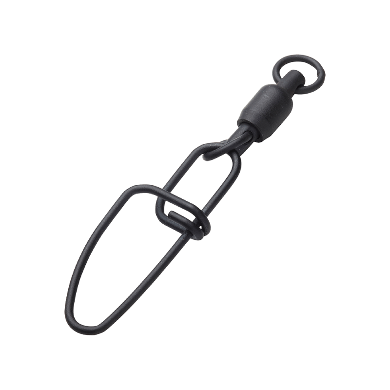 Madcat Stainl.BB Swivels W.Crossl.Snap Black