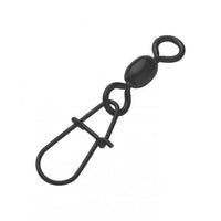 MADCAT Stainless Swivels With Egg Snap Black 5pcs