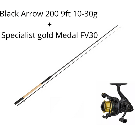 BLACK ARROW 200 FEEDER 9FT +  SPECIALIST GOLD MEDAL FV 30