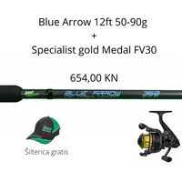 SENSAS BLUE ARROW 12ft Medium+  SPECIALIST GOLD MEDAL FV 30