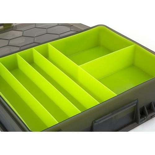 fox tackle box dimensions Matrix Double Sided Feeder & Tackle Box Storage Box – MatchFishing