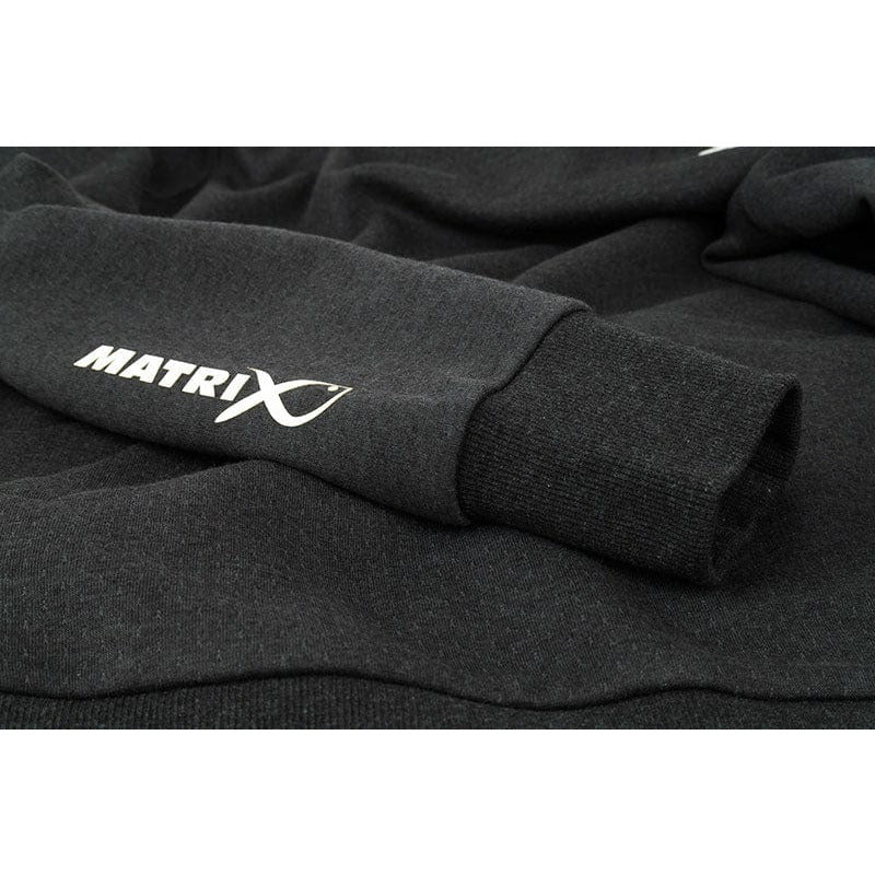 Matrix Minimal Black Marl + Lime Hoody L