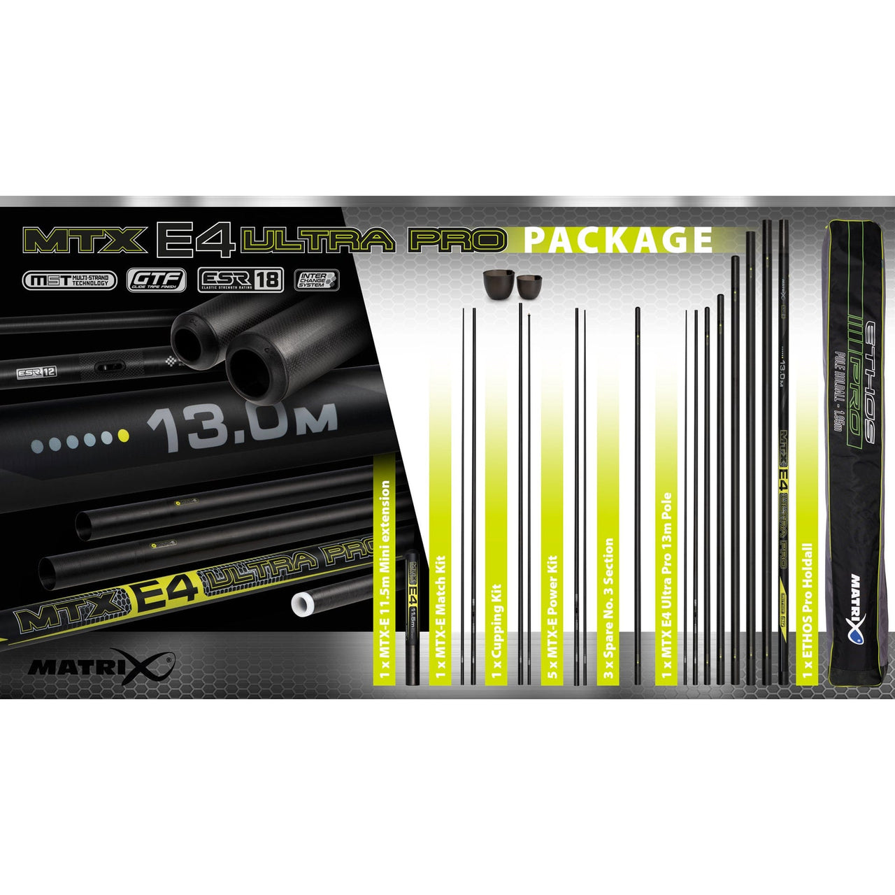 Matrix MTX - E4 ULTRA Pole 13m Pro Pack