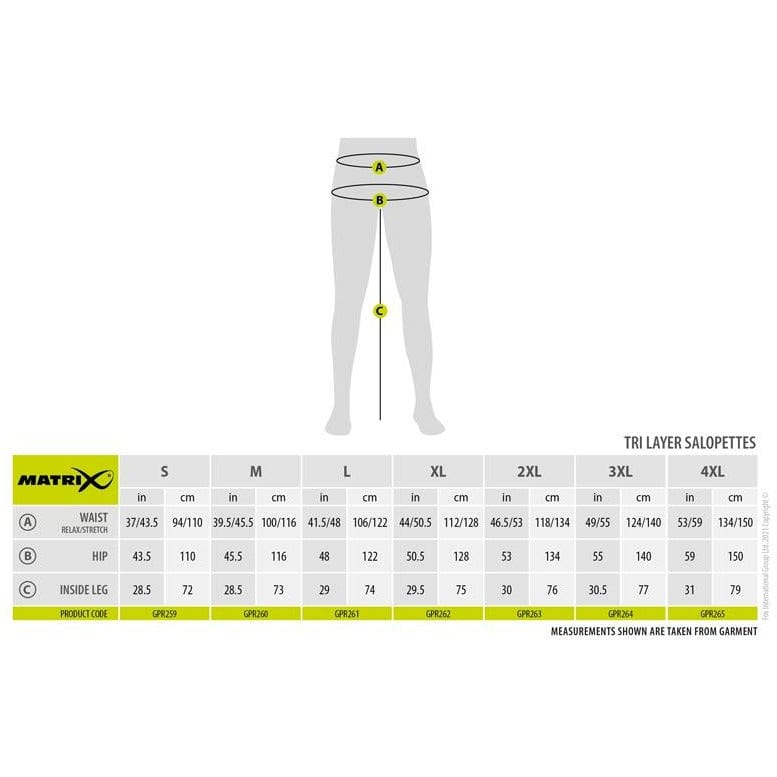 MATRIX TRI-LAYER SALOPETTES 25K PRO