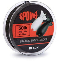 Spomb Braid Leader 22kg 50lb Black - DBL002