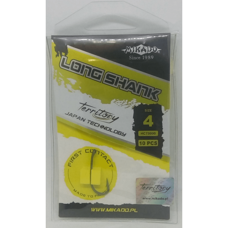 MIKADO Territory Teflon Coating Hook - Long Shank