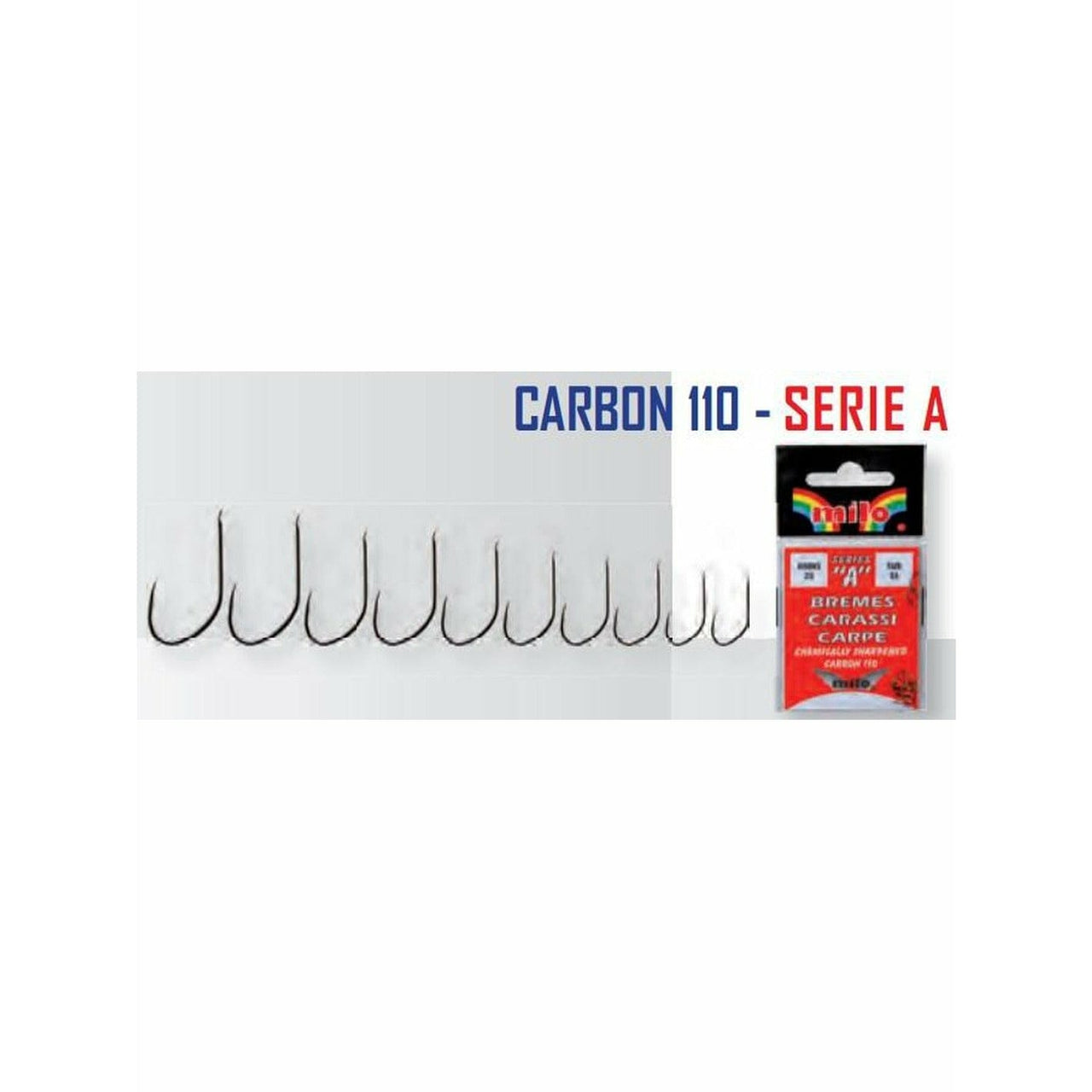 MILO AMI Carbon 110 Series A Carp Fishing Hooks MatchFishing MILO AMI Carbon 110 Series A Carp Fishing Hooks MatchFishing