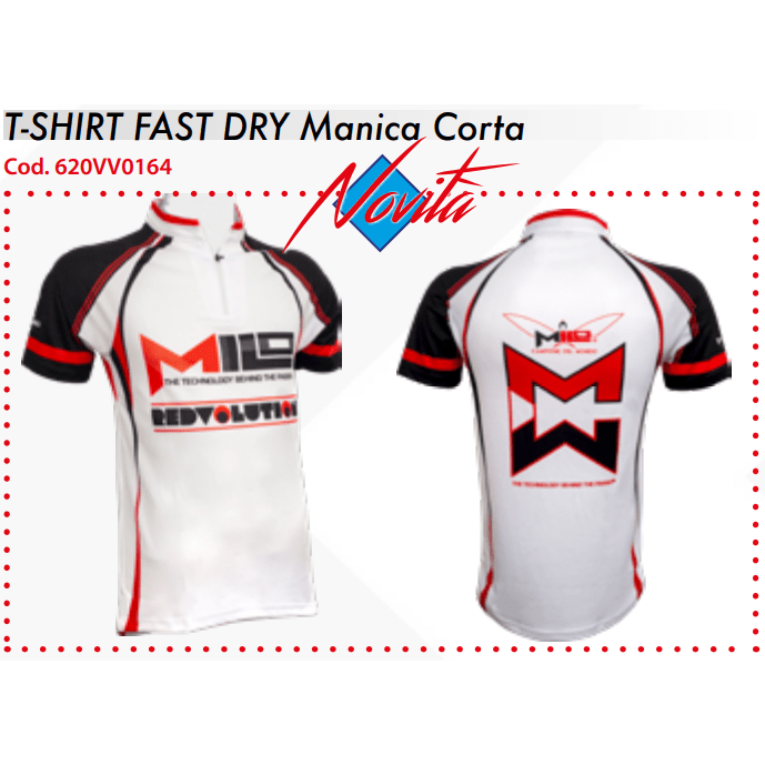 MILO T-Shirt Fast Dry manica corta