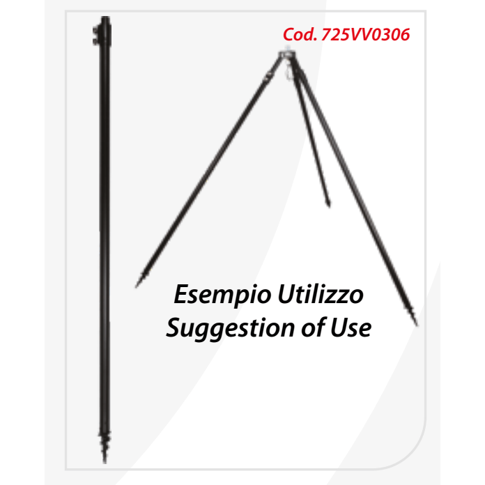 MILO Telescopic Bankstick Aluminium 100 -> 180cm