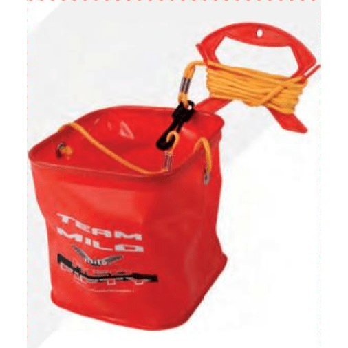 milo water bucket with rope 15x15