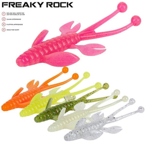 Mollix Ultra Light Fishing Scented Soft Lure Freaky Rock 2"