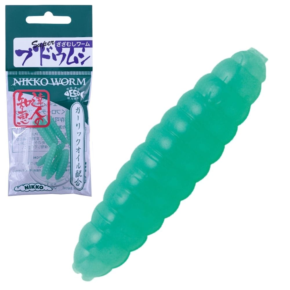 NIKKO KASEI Scented Floating Soft Bait Lure Dappy WaxWorm 1"