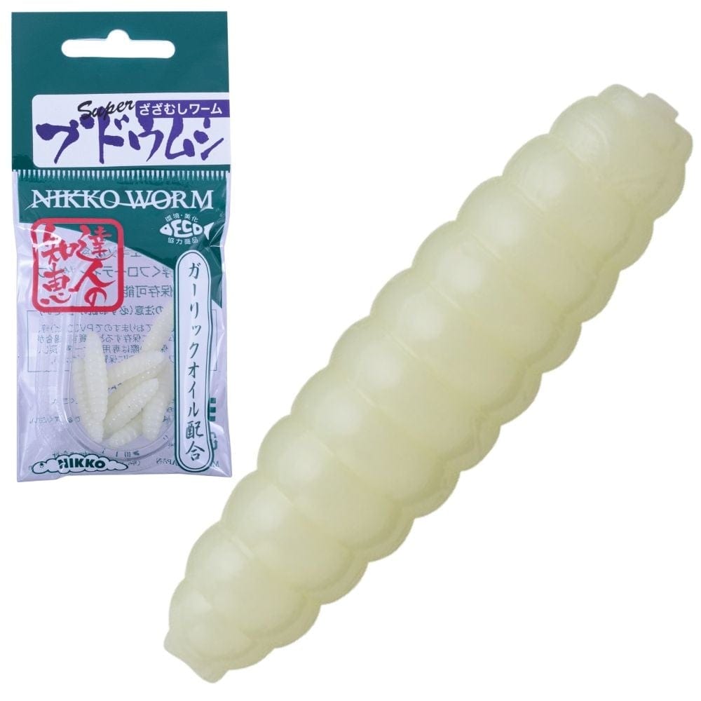 NIKKO KASEI Scented Floating Soft Bait Lure Dappy WaxWorm 1"