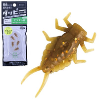 NIKKO KASEI Scented Floating Soft Bait Nymph Lure Mayfly 0.4in Brown Glitter