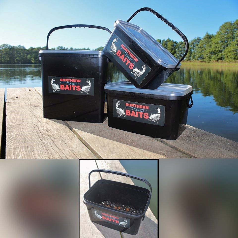 Northern Baits - Black NB Bucket - Square - 6 liters