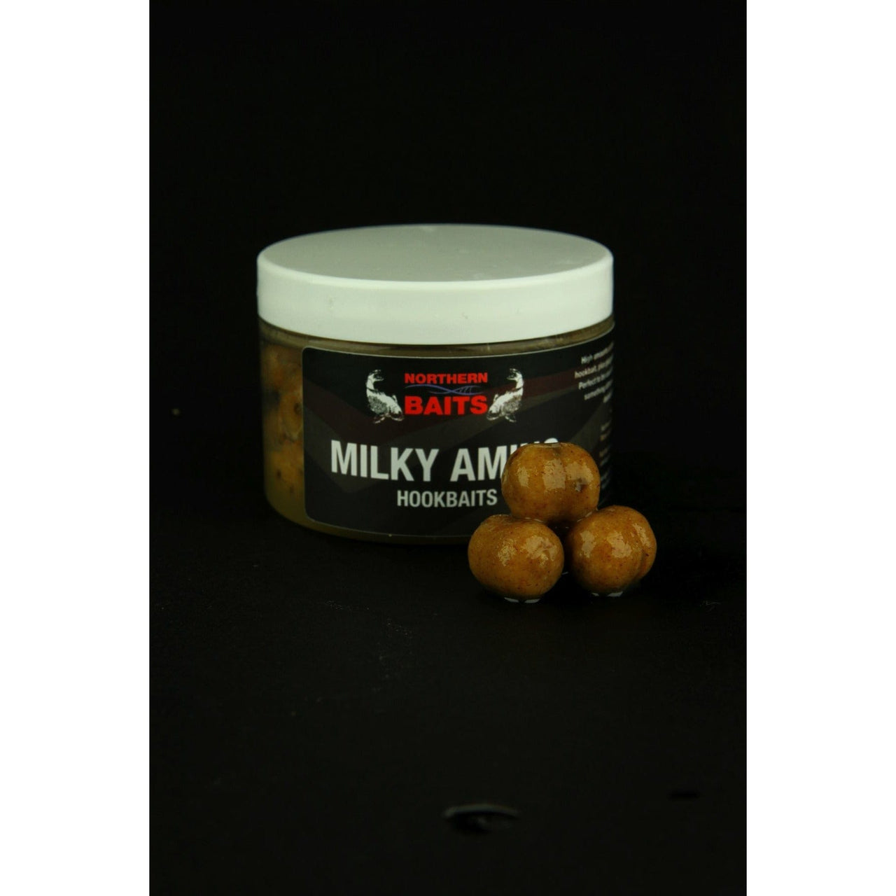 Northern Baits -  Milky Amino Glugged 12mm dumbell