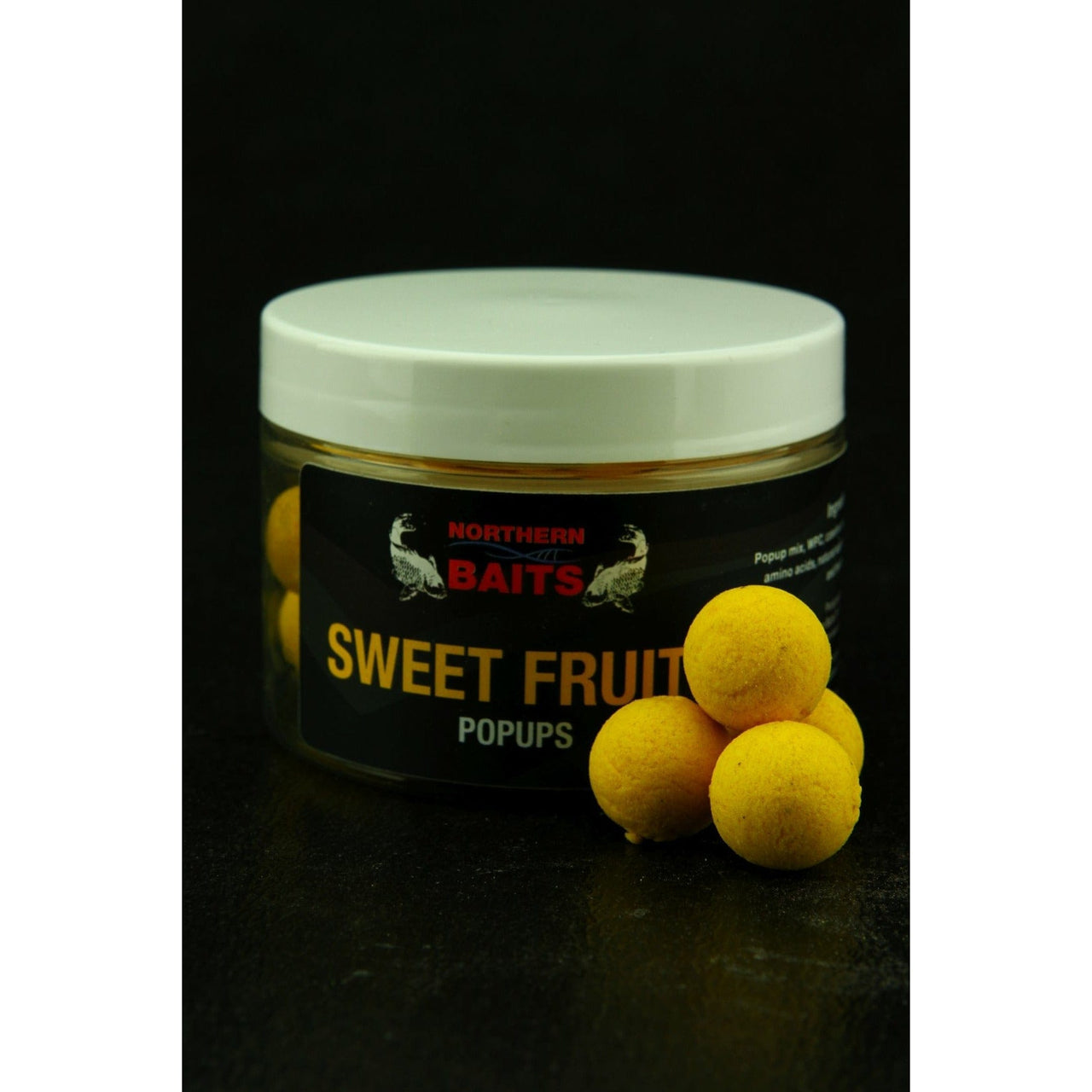 Northern Baits - Sweet Fruity Popups Yellow 15mm