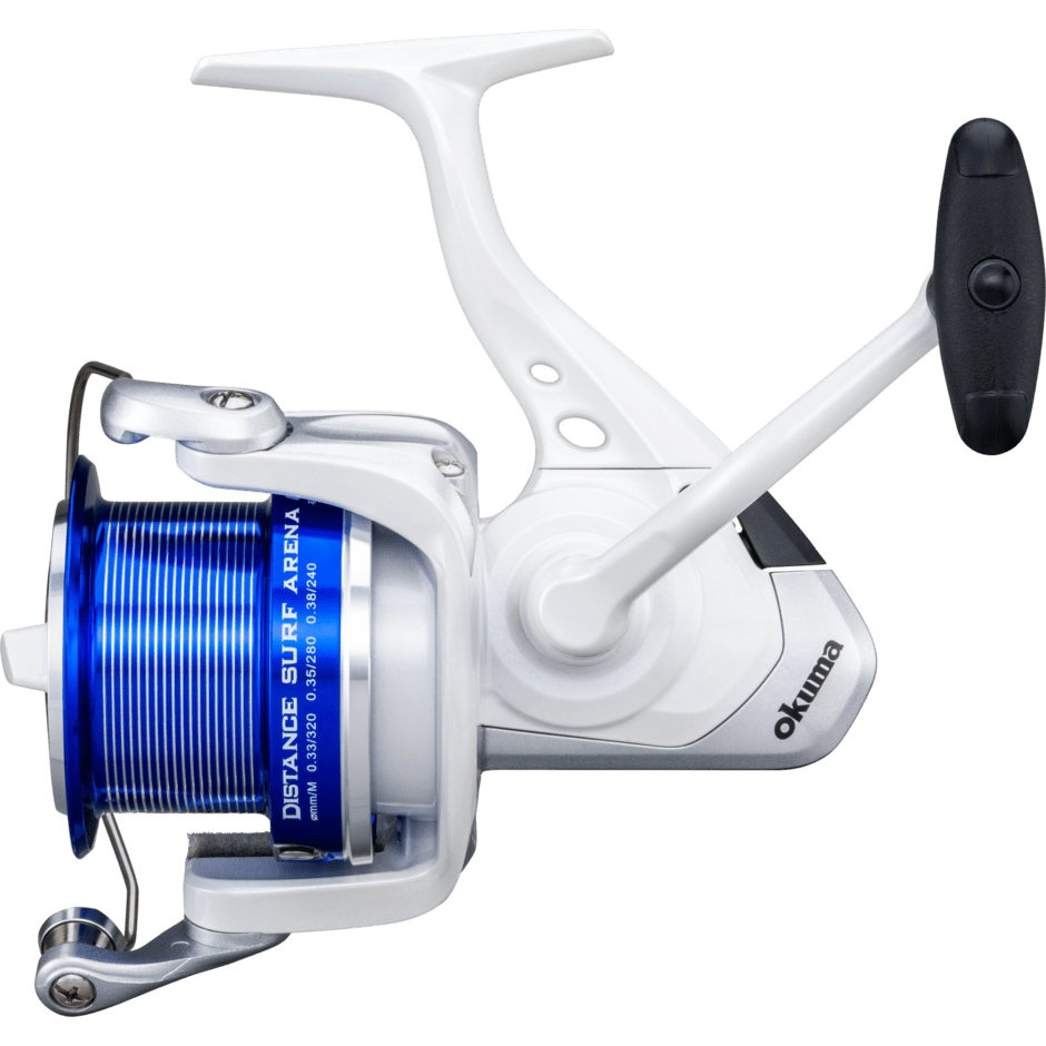 okuma distance surf arena rod Rockaway Travel Rods The rod is finished off in a stunning vibrant blue colour with silver colour detailing throughout Okuma - Pegged shore anglers