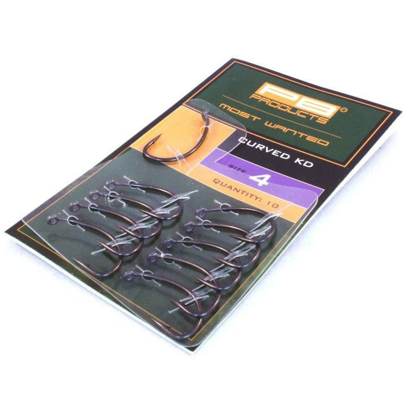 PB Products Curved KD-hook DBF size 6 10pcs - 24071