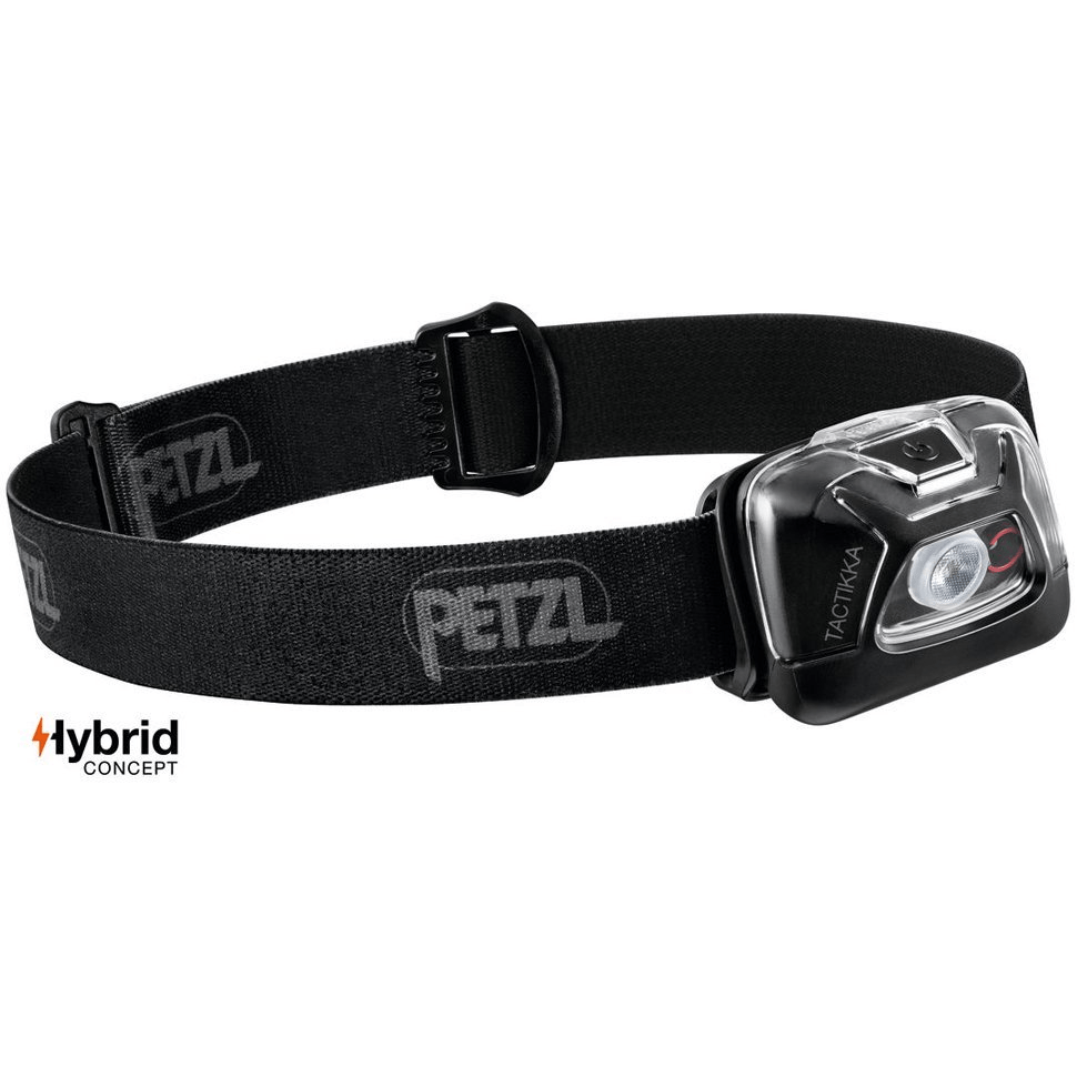 PETZL Tactikka + 300 lum Crna naglavna svjetiljka