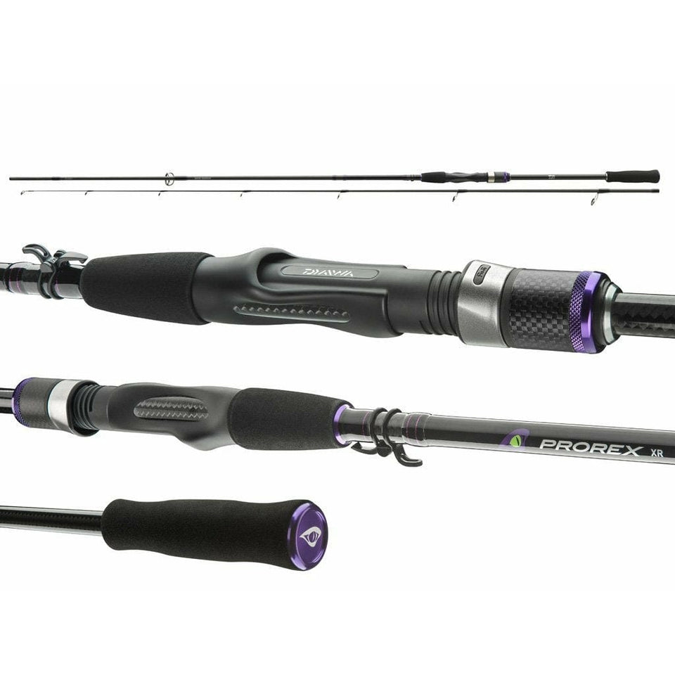 Canne à Spinning Daiwa Prorex XR Spin – 2,70m – 30-70g – Carbone – Pour Leurre Souple