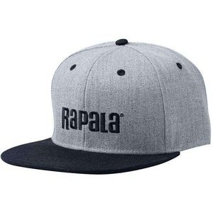 Rapala Flat Brim Cap - Grey / Black