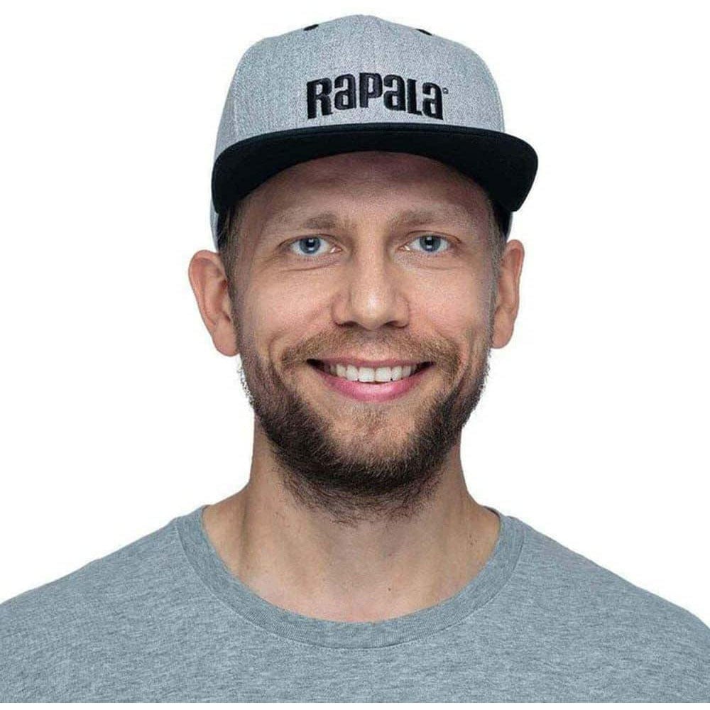 Rapala Flat Brim Cap - Grey / Black