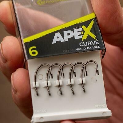 RidgeMonkey Ape-X Straight Point Hooks (10 Pcs)