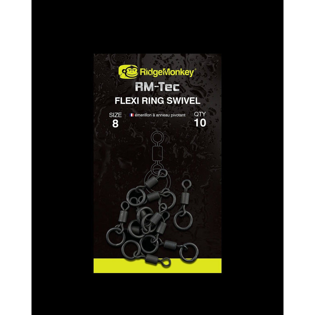 Ridge Monkey RM-Tec Flexi Ring Swivel size 8
