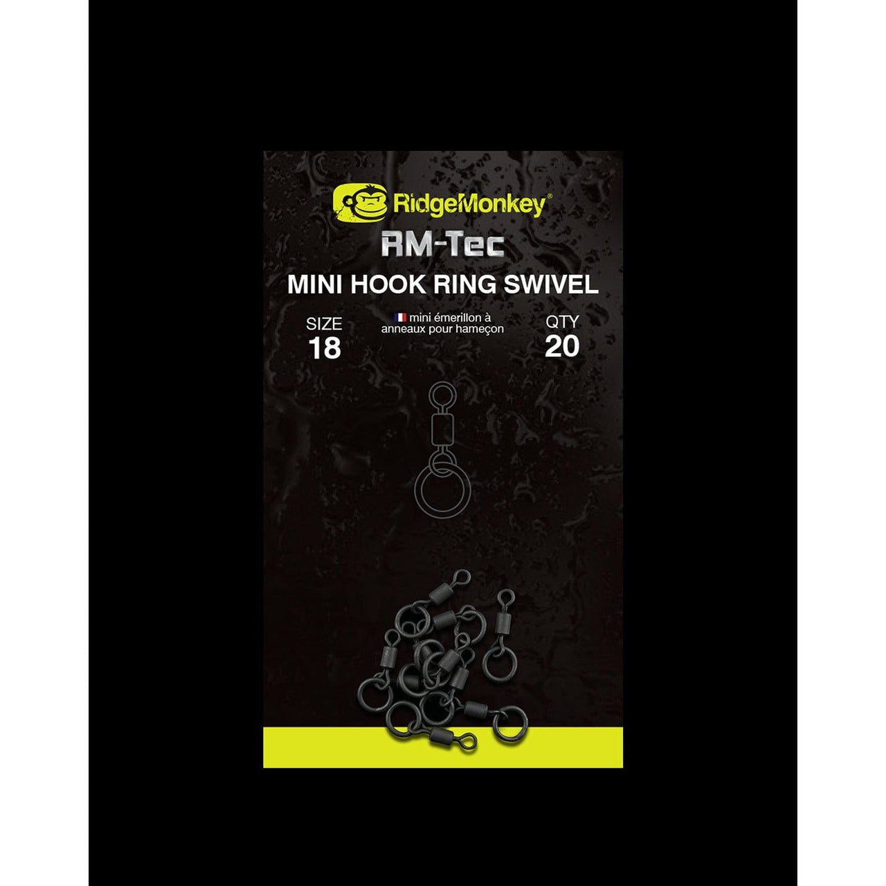 Ridge Monkey RM-Tec Mini Hook Ring Swivel