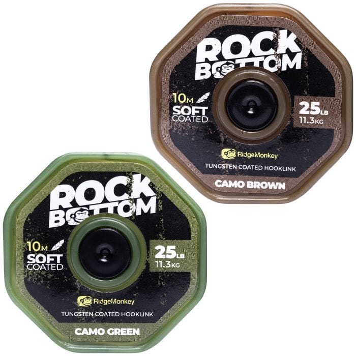 Ridge Monkey Rock Bottom Tungsten Coated Soft Camo Green 25lb
