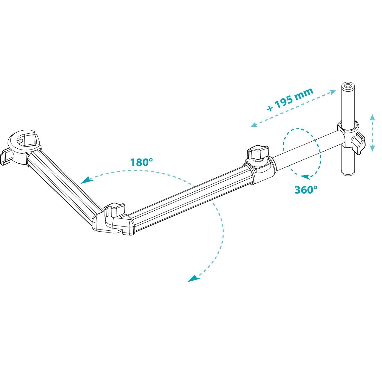RIVE Compact Feeder Arm 410/895mm