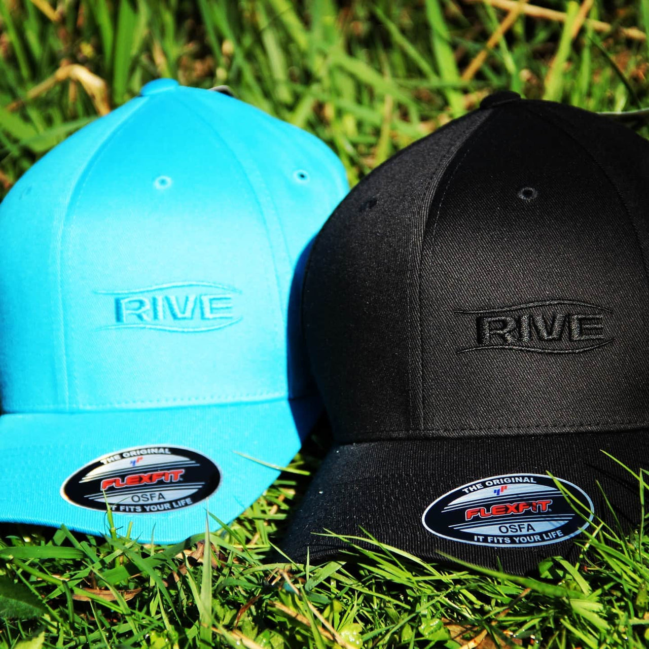 Rive Flexfit Cap - Aqua - size L/XL