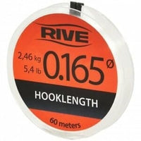 RIVE Hooklength Line 0.105 60m Transparent