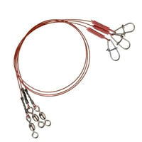 Savage Gear Blood49 Trace 30cm 0.48mm 11kg Swivel/Needle Snap 3pcs