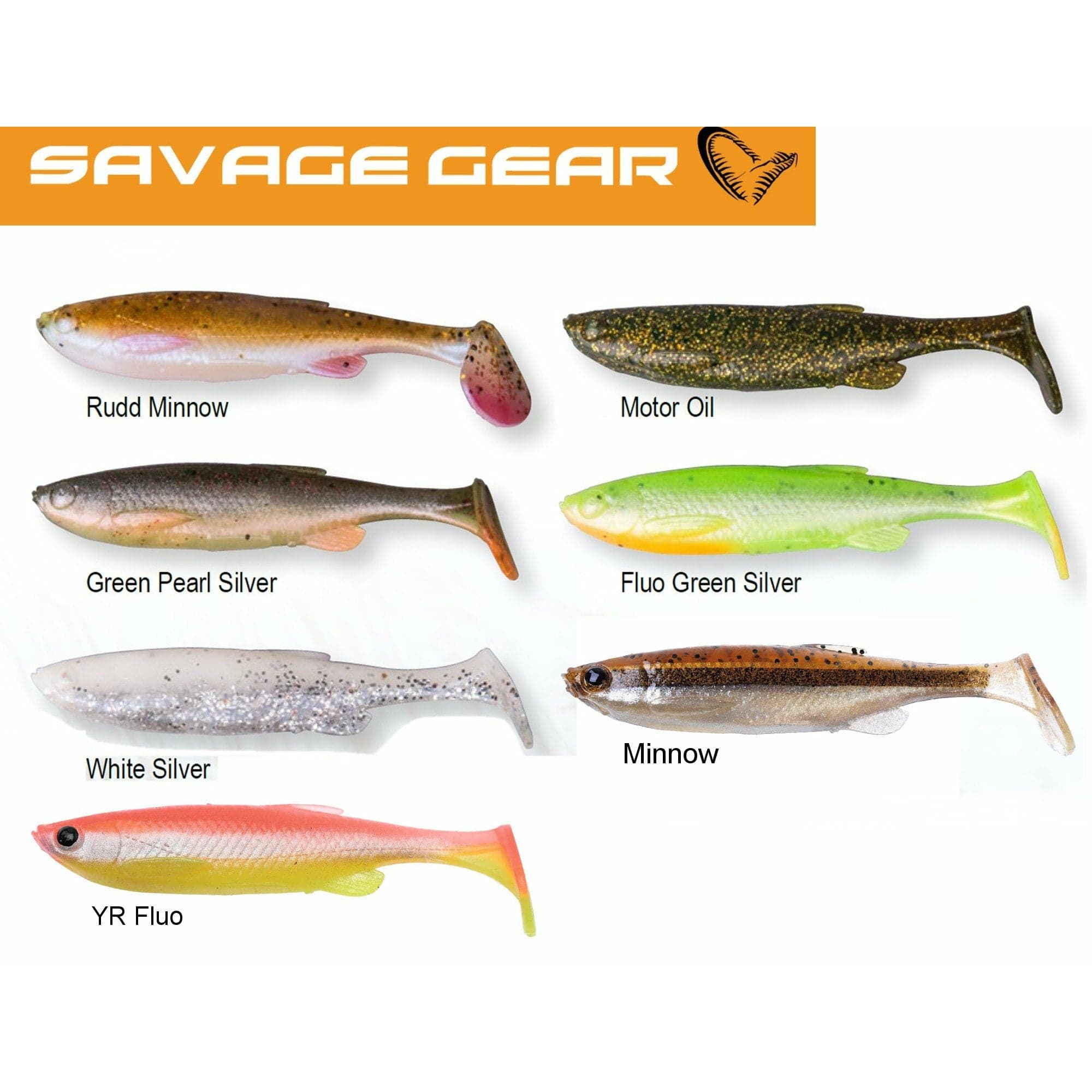 Savage Gear-Esca Minnow-Kit di 6 T Tail 30 : : Sport e tempo libero