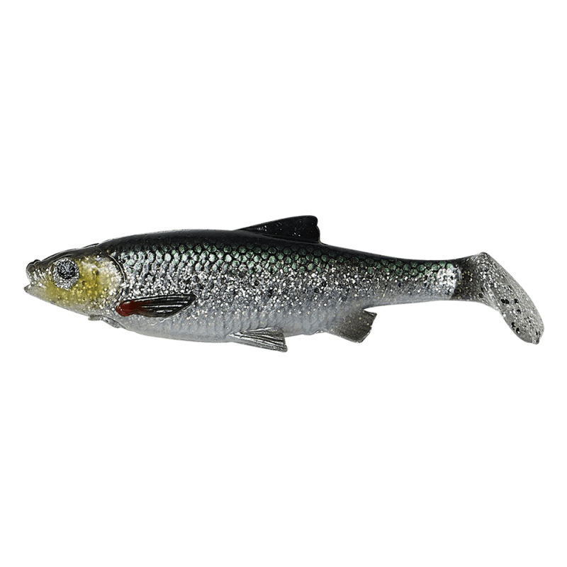 Savage Gear LB Paddle Tail 10cm Green Silver