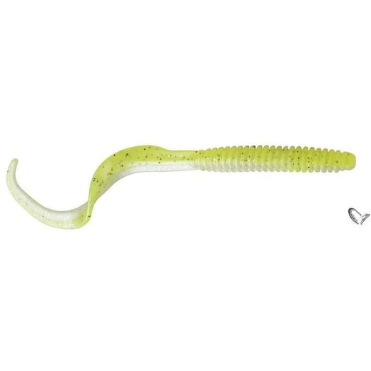 Savage Gear LB Rib Worm 110mm Chartreuse Pearl 8pcs