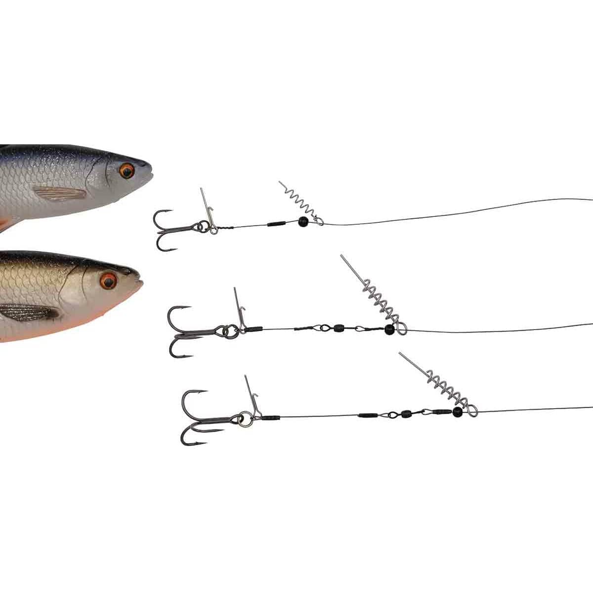 Savage Gear  Rig L 45cm 31kg #1+#2/0 2pcs