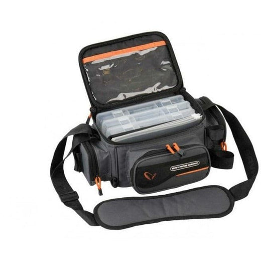 Savage Gear System Box Bag S 3 Boxes & PP Bags (15x36x23cm) - 54775