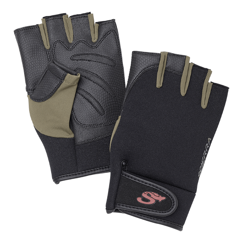 Scierra Neo Stretch Half Finger Black