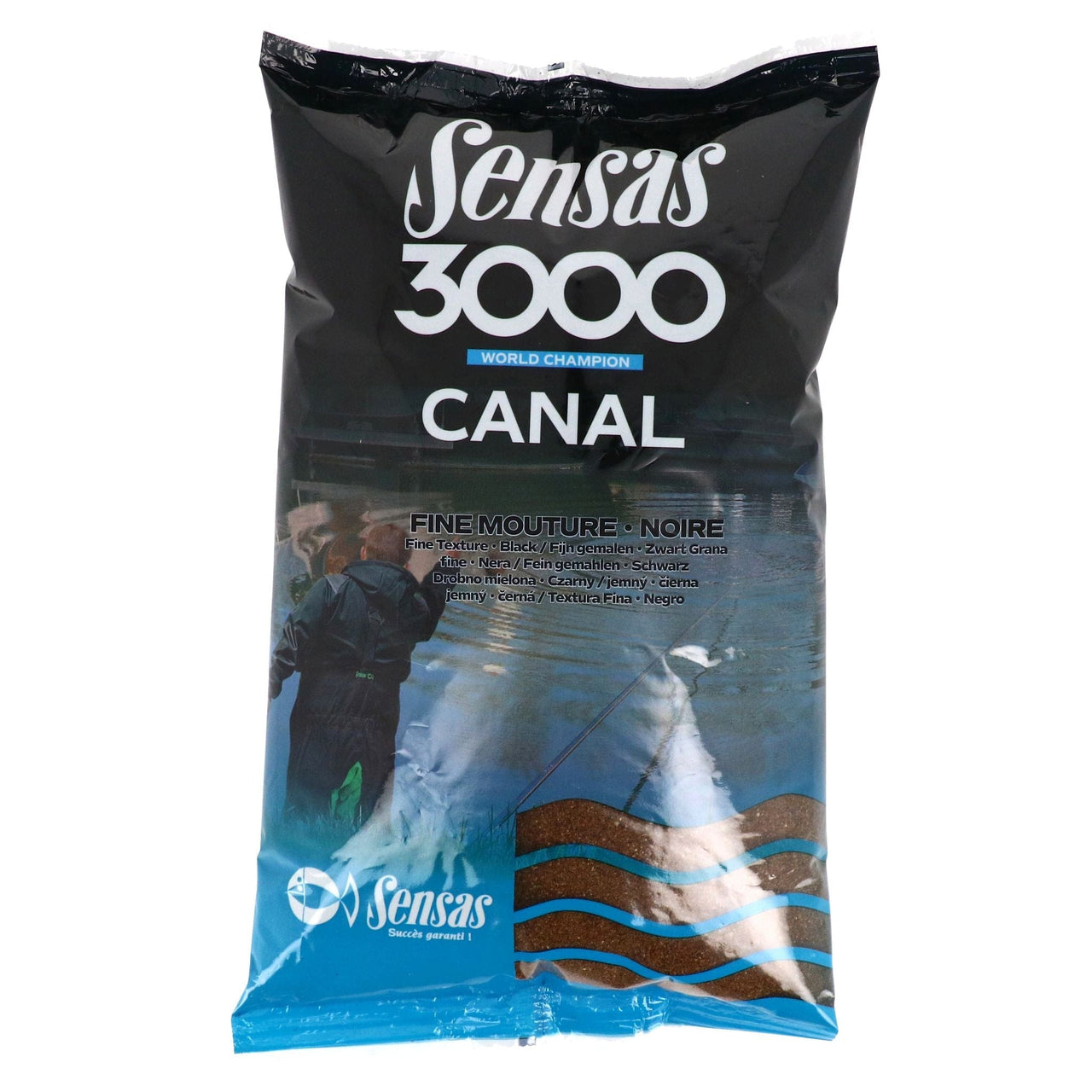 SENSAS 3000 CANAL NOIRE (BLACK)FINE TEXTURE