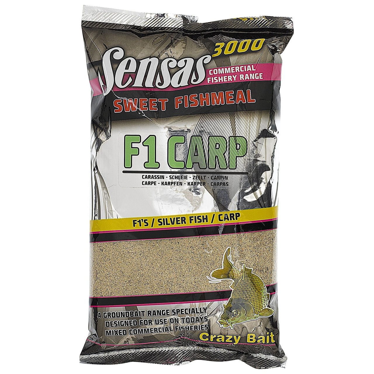 SENSAS 3000 SWEET FISHMEAL UK F1 CARP