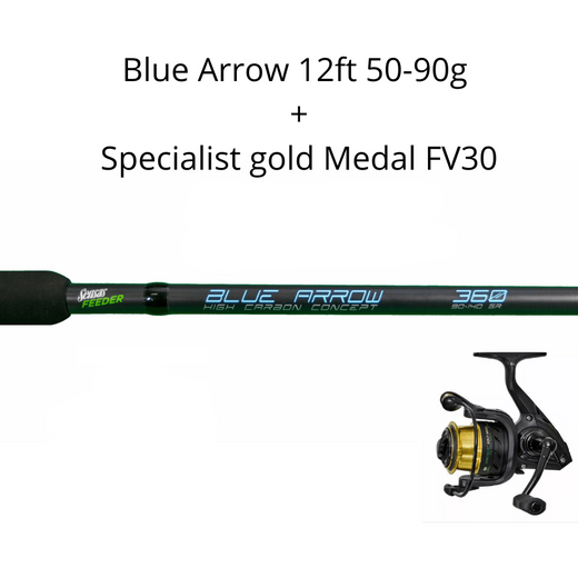 SENSAS BLUE ARROW 12ft Medium+  SPECIALIST GOLD MEDAL FV 30
