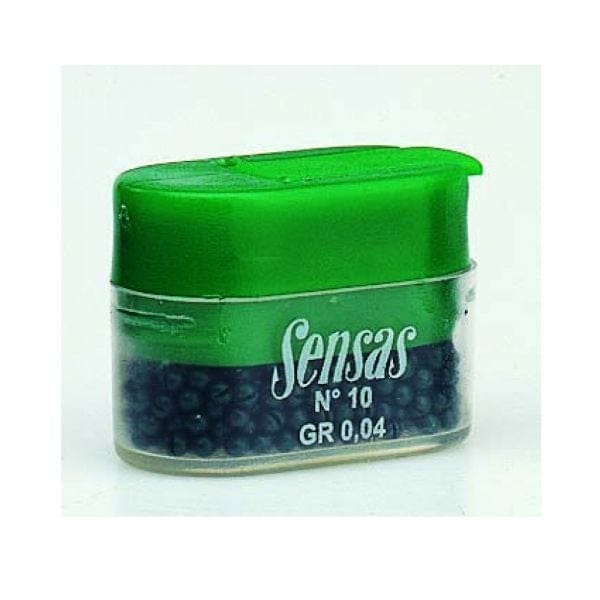 SENSAS Green lead Shots Box