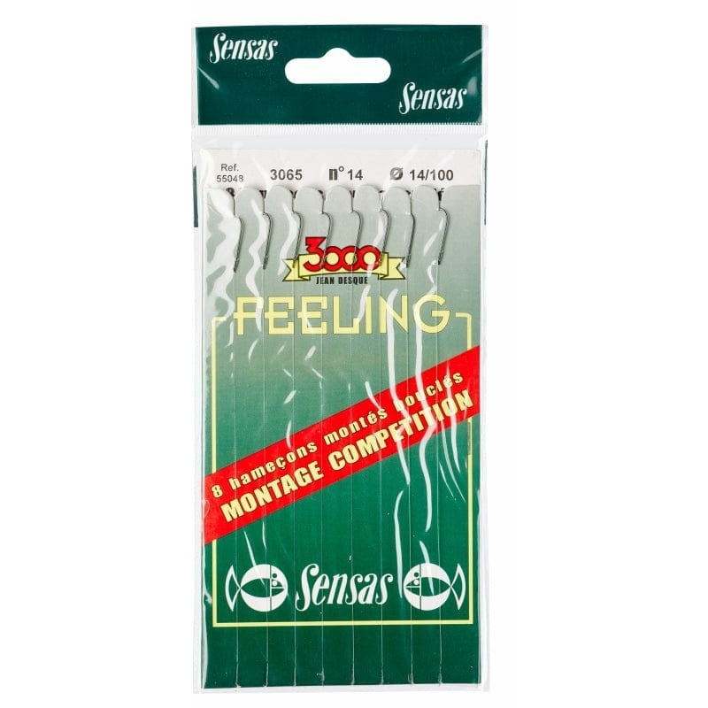 Sensas Hooks To Nylon 3065 Black