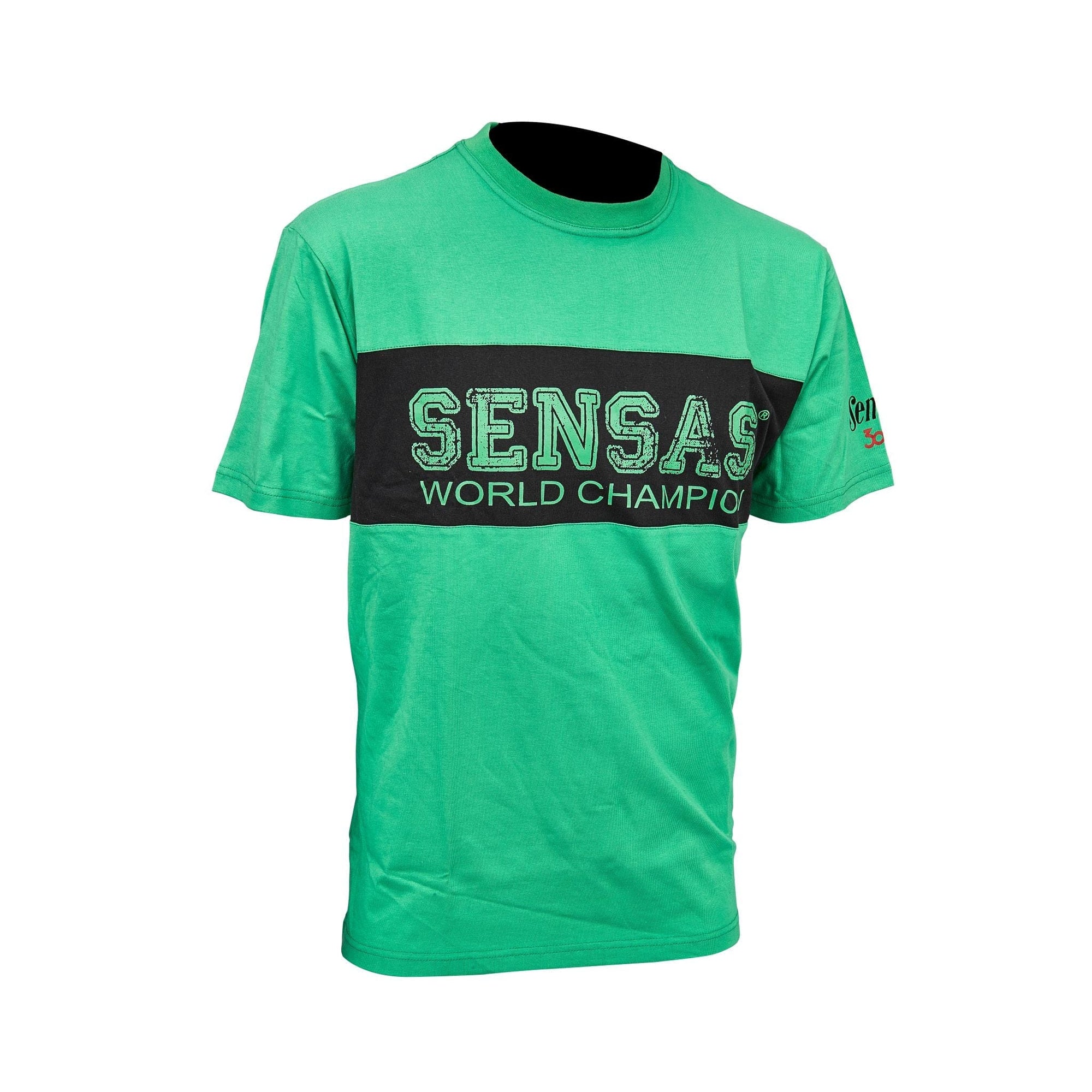 SENSAS T-SHIRT CLUB 2 COLOUR GREEN & BLACK