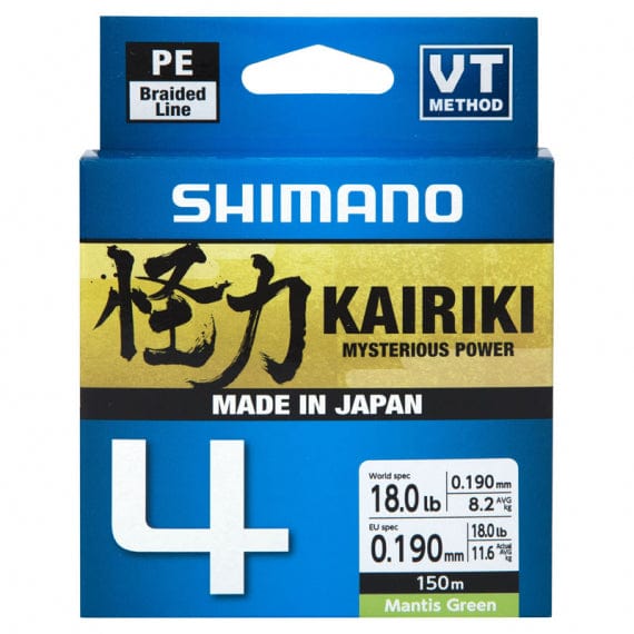 SHIMANO Kairiki 4 150m Mantis Green