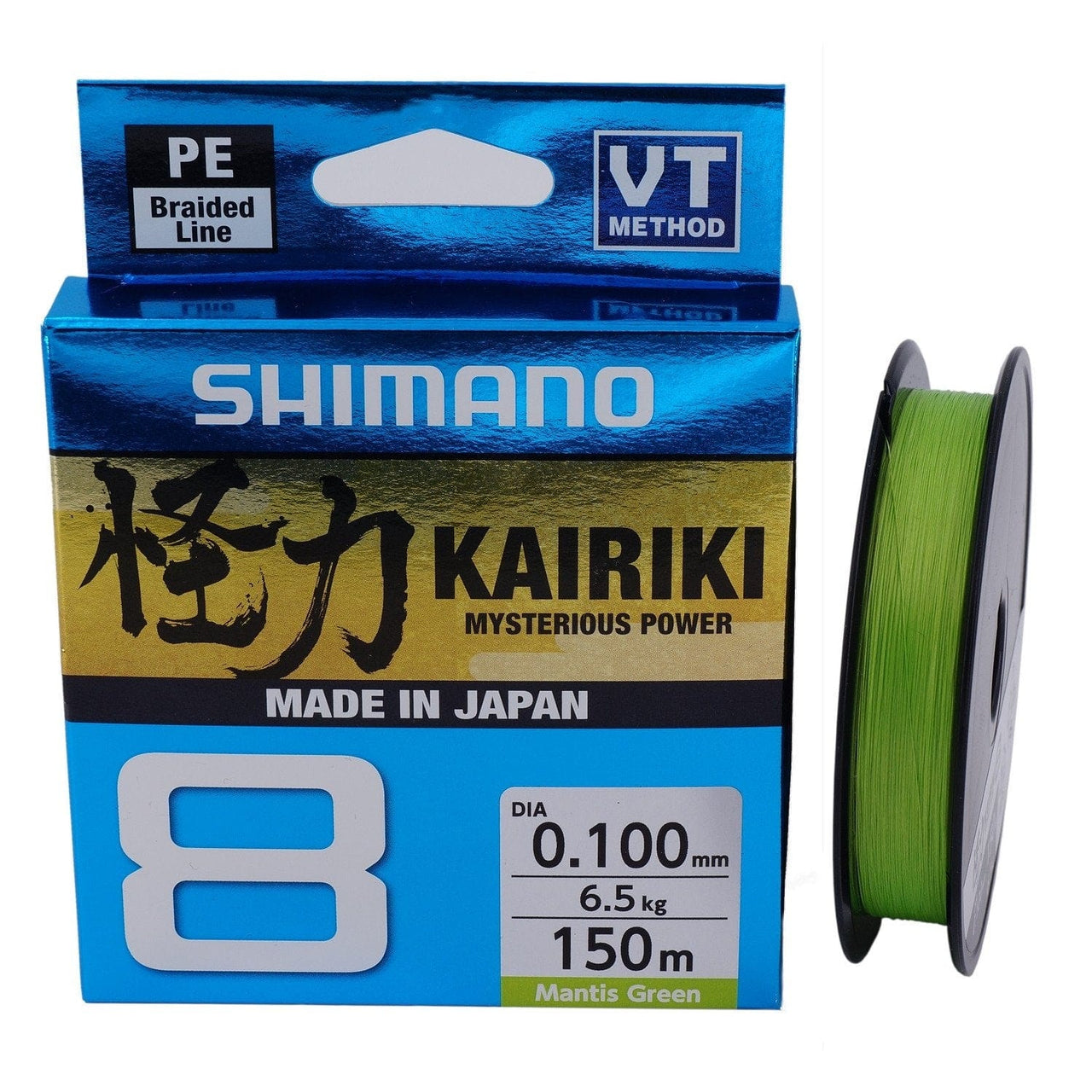 SHIMANO Kairiki 8 150m Mantis Green